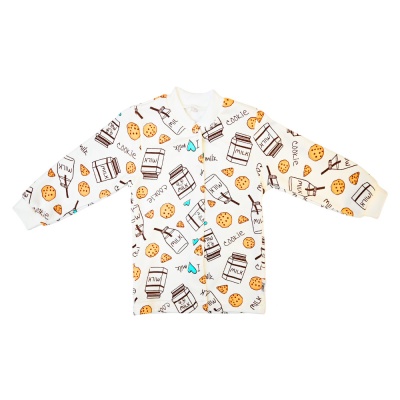 Кофточка Милк и печенья Чуди Кидс 102423 белый 01